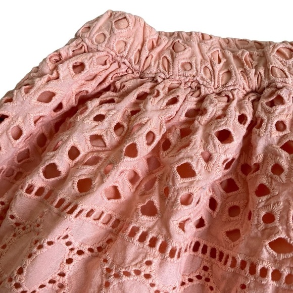 H&M Girls Bundle Eyelet Flared Skirt / Seersucker Blue White Sundress Sz 6-8 yo - Picture 6 of 16